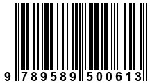 Código de Barras de '.9789589500613.'
