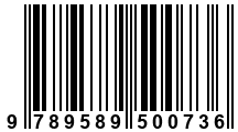 Código de Barras de '.9789589500736.'