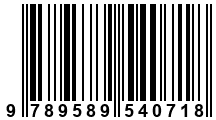 Código de Barras de '.9789589540718.'