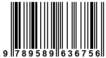 Código de Barras de '.9789589636756.'
