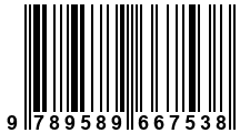 Código de Barras de '.9789589667538.'