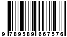 Código de Barras de '.9789589667576.'