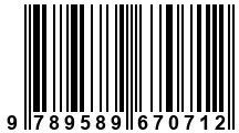 Código de Barras de '.9789589670712.'