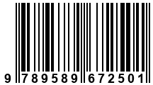 Código de Barras de '.9789589672501.'