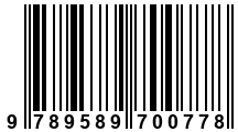 Código de Barras de '.9789589700778.'