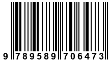 Código de Barras de '.9789589706473.'