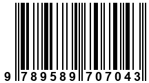 Código de Barras de '.9789589707043.'