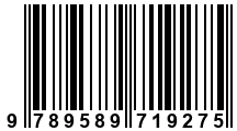 Código de Barras de '.9789589719275.'