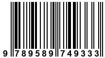 Código de Barras de '.9789589749333.'