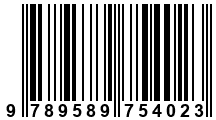 Código de Barras de '.9789589754023.'