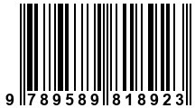 Código de Barras de '.9789589818923.'