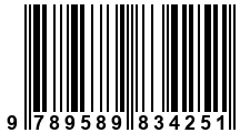 Código de Barras de '.9789589834251.'