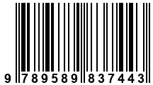 Código de Barras de '.9789589837443.'
