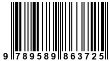 Código de Barras de '.9789589863725.'