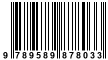 Código de Barras de '.9789589878033.'