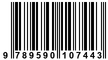Código de Barras de '.9789590107443.'