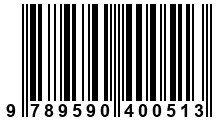 Código de Barras de '.9789590400513.'