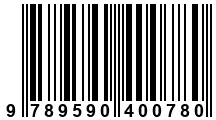 Código de Barras de '.9789590400780.'