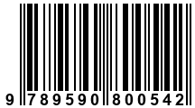 Código de Barras de '.9789590800542.'