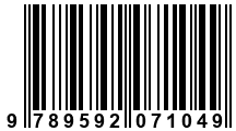 Código de Barras de '.9789592071049.'