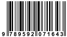 Código de Barras de '.9789592071643.'