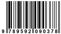 Código de Barras de '.9789592090378.'