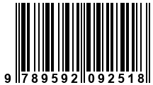 Código de Barras de '.9789592092518.'