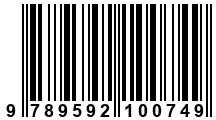 Código de Barras de '.9789592100749.'