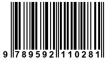 Código de Barras de '.9789592110281.'