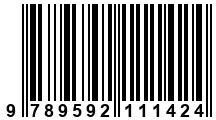 Código de Barras de '.9789592111424.'