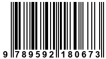Código de Barras de '.9789592180673.'