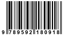 Código de Barras de '.9789592180918.'