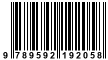 Código de Barras de '.9789592192058.'