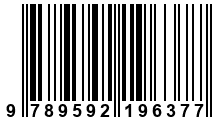 Código de Barras de '.9789592196377.'
