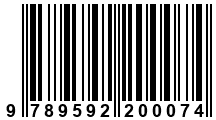 Código de Barras de '.9789592200074.'
