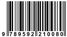 Código de Barras de '.9789592210080.'