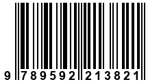 Código de Barras de '.9789592213821.'