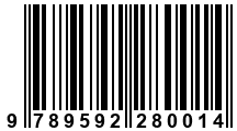 Código de Barras de '.9789592280014.'