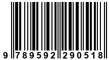 Código de Barras de '.9789592290518.'