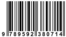 Código de Barras de '.9789592380714.'