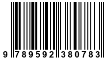 Código de Barras de '.9789592380783.'