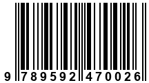Código de Barras de '.9789592470026.'
