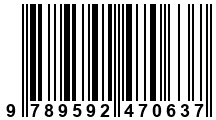 Código de Barras de '.9789592470637.'