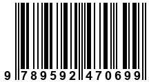 Código de Barras de '.9789592470699.'
