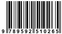 Código de Barras de '.9789592510265.'