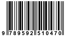 Código de Barras de '.9789592510470.'
