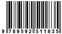 Código de Barras de '.9789592511835.'