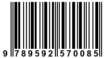 Código de Barras de '.9789592570085.'