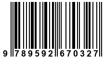 Código de Barras de '.9789592670327.'
