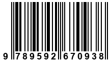 Código de Barras de '.9789592670938.'